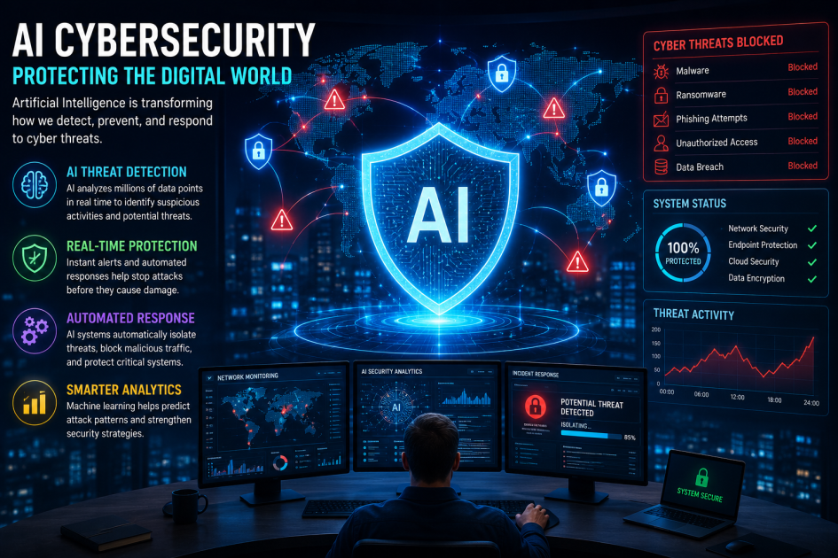 Why Artificial Intelligence Is Becoming the First Line of Defense Against Cyber Threats