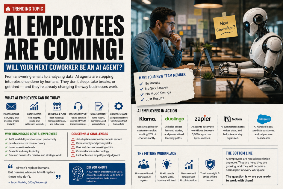 AI Employees Are Coming: Will Your Next Coworker Be an Artificial Intelligence Agent?